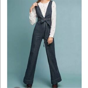 Anthropologie Dark Blue Jumpsuit